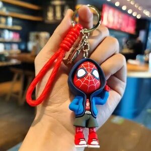 Sp1derman Keychain/Keyring Figurine Figure Collection Collectible Marv3l